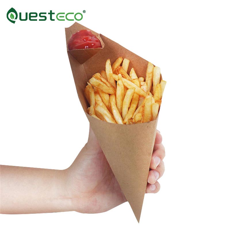 Cone Fries -paperipakkauslaatikko