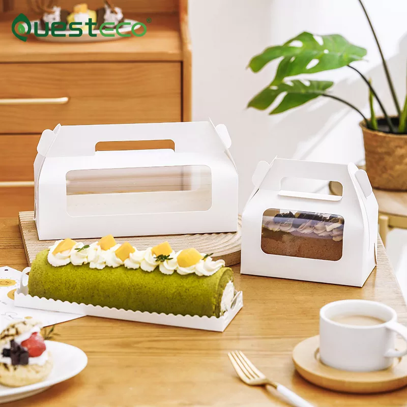 Käsittele Swiss Roll Cake Boxia
